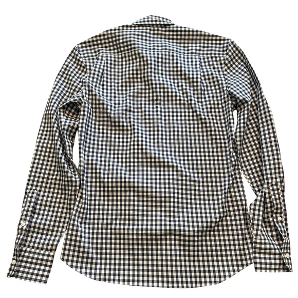 Crewcuts J.Crew J. Crew Boys Gingham Shirt 16 Ludlow Blue Plaid Button Down - Picture 8 of 8